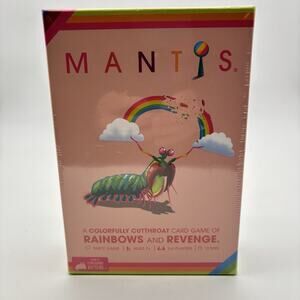 Mantis Card Game by Exploding Kittens Party Game Rainbows & Revenge. New. Sealed